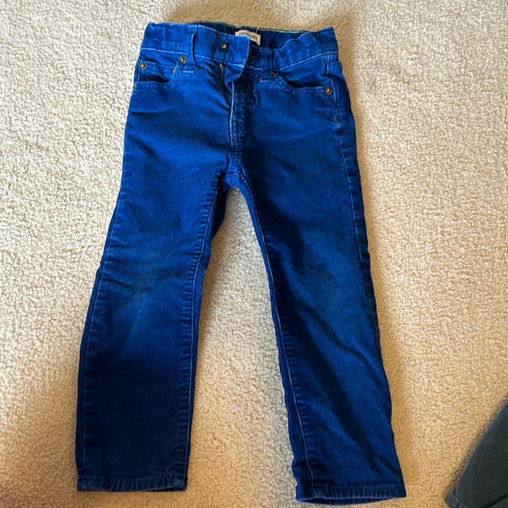JCrew Crewcuts boys corduroy pants